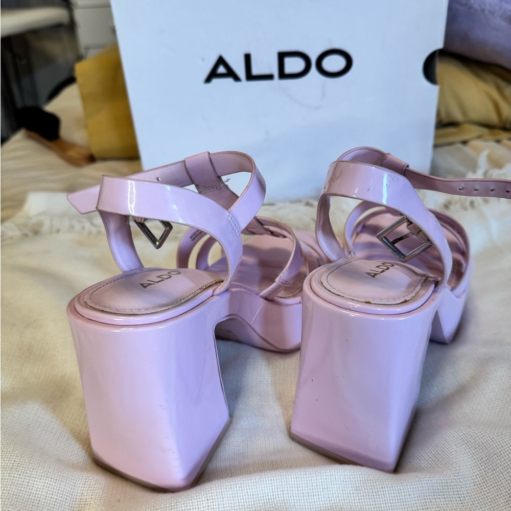 Pink Platform Sandals - Picture 8 of 8